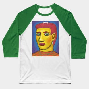 Female Selfportrait Baseball T-Shirt